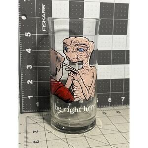 1982 E.T. The Extra-Terrestrial "I'l Be Right Here" 16oz Glass Pizza Hut